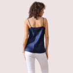 Elegant Cowl Neck Silk Camisole for Women - Image 3