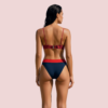 Sporty V-Neck Bralette Bikini Topa with Thin Straps (Top Only) - Image 2