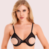 Daring & Sexy Sheer Open Cup Bralette - Image 6