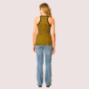 Bold Yellow Leopard Print Tank Top - Image 2