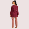 Rosewood Pintuck Pleated Cotton Top - Image 2