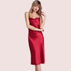 Elegant Cowl Neck Silk Nightgown for Comfort - Image 3