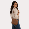 Classic Caramel Elegance Sling Bag - Image 2