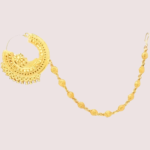 Uttarakhandi Round Nath Gold Plated Accessory - Image 2
