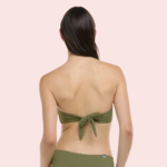 Olive Chic O-Ring Convertible Bandeau Bikini Topa (Top Only) - Image 2