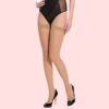 Everyday Sheer Thigh-High Stockings Duo (Black + Nude) – Pack of 2 - Image 2
