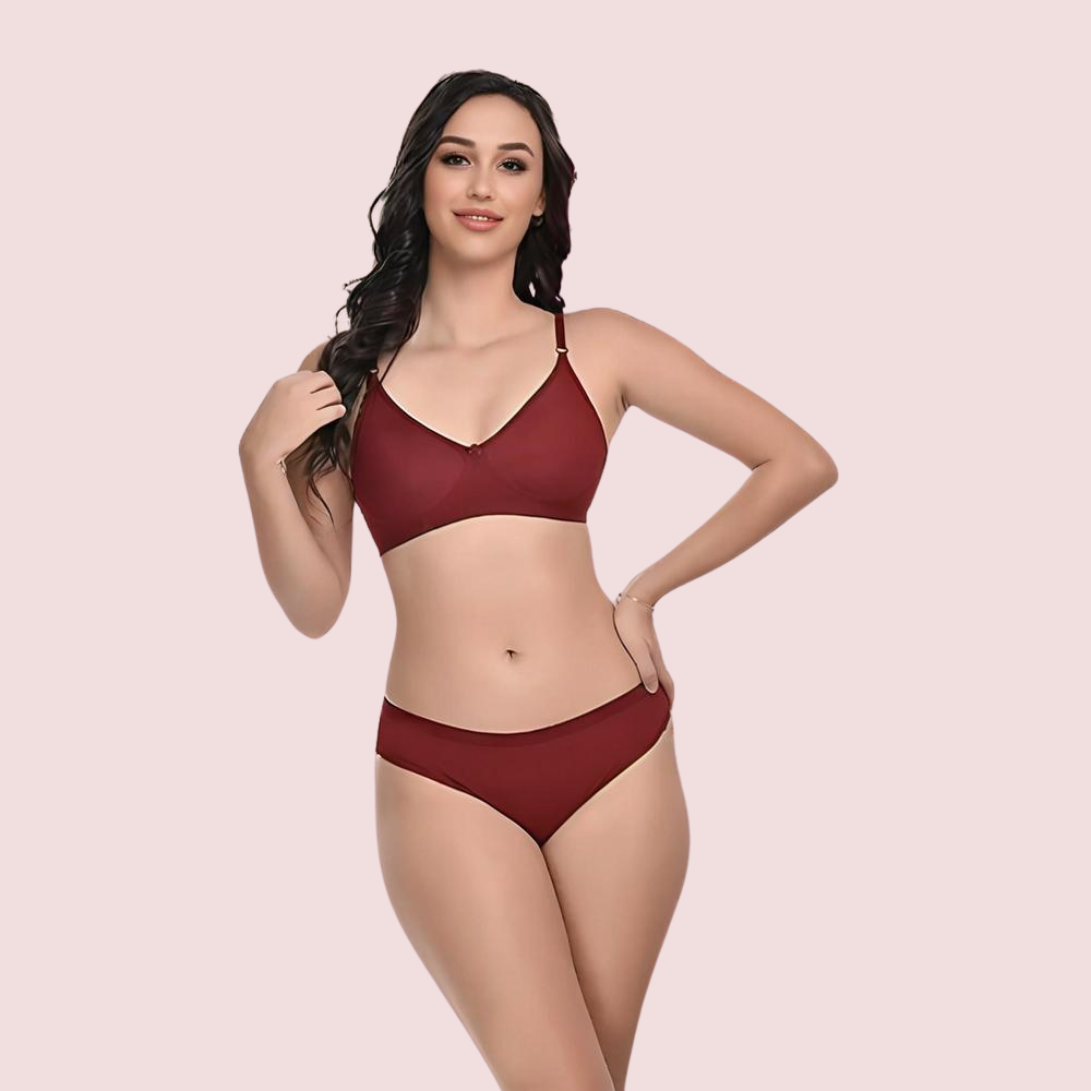 7FJ737ba720uaGosdLExn0t9QgLlBhYes1FodFnH.png Comfort Bliss 2-Pack Lightly Padded Bra & Panty Set - Image 1