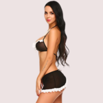 Sheer Mesh Women's Lingerie Set - Image 4