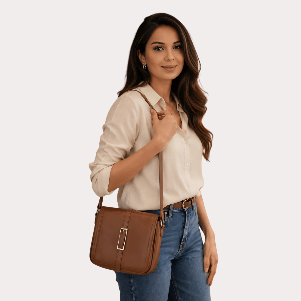 ABGSmG54duBLNFtUp1sgVx9zFBJ5Z11UXP5Ddoeu.png Classic Caramel Elegance Sling Bag - Image 1