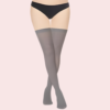 Classic Sheer Stockings – Pack of 2 (Grey & Nude Shades) - Image 2