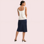 Silken Elegance Lace-Trim Camisole - Image 2