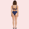 Nautical High-Waisted Anchor Print Bikini Bottom (Bottom Only) - Image 2
