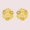 Pack of 2 Gold Finish Traditional Earrings Set for Women - Image 2