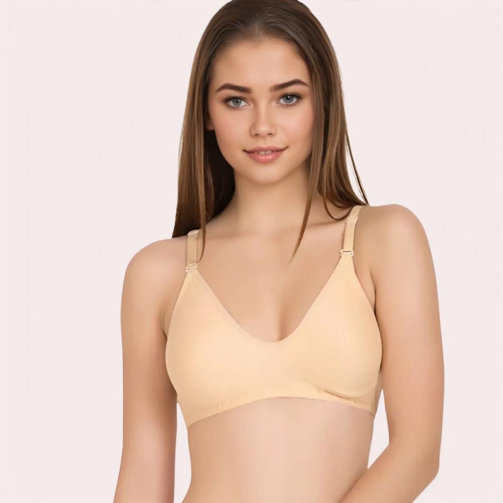 Cp3df5pLojkUTZhQAWP8NY0QZqA2EuKUSaa8I8vq.jpg Vanilla Veil – Summer-Ready Beige Cotton Bra - Image 1