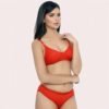 FD Organic Cotton Bra Set – Red | Soft, Skin-Friendly & All-Day Comfort - Image 2