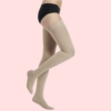 SoftSheer Thigh-High Stockings Duo (White + Nude) – Pack of 2 - Image 4