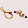 Gold Plated Kumauni Necklace with Pochi Set - Image 3