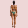 Classic String Halter Bikini soutien with Abstract Print (Top Only) - Image 2