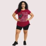 Butterfly Print Inspirational Graphic Tee - Pack of 2