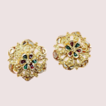 Traditional Gold Finish Earrings Set – Pack of 4 for Women - Image 3