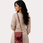 Ruby Star Pom-Pom Mobile Sling Bag - Image 2