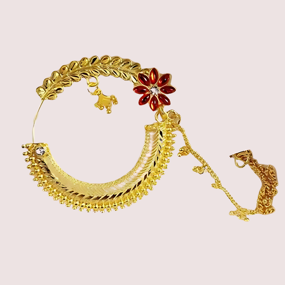 KCcx88Qr9bj4HAGXBF7GDYJvS81RpCCJd7yKDscE.png Classic Gold Plated Round Nath from Uttarakhand - Image 1