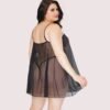 Lunar Desire Plus Size See-Through Nightdress - Image 2