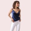 Elegant Cowl Neck Silk Camisole for Women - Image 2