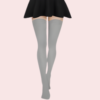 Dual-Shade Thigh-High Sheer Stockings – Pack of 2 (Grey & Black) - Image 2