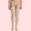 Classic Duo Thigh-High Stockings (Black + Nude) – Pack of 2