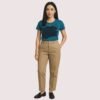 Teal Crown Graphic Crew Neck Tee