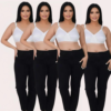 PureBreeze 4-Pack – White Cotton Bras for Summers - Image 3
