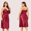 Plus Size Classic Satin Sleepwear (4XL–5XL) - Image 3