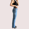 Women's Light Blue High Waist Denim Jeans - Image 2