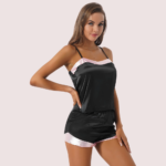 Opulent Nights Pure Silk Satin Lounge Set - Image 2