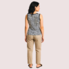 Monochrome Leopard Print Tank Top - Image 2
