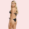 Starlight Embellished Halter Triangle Bikini Topa (Top Only) - Image 2