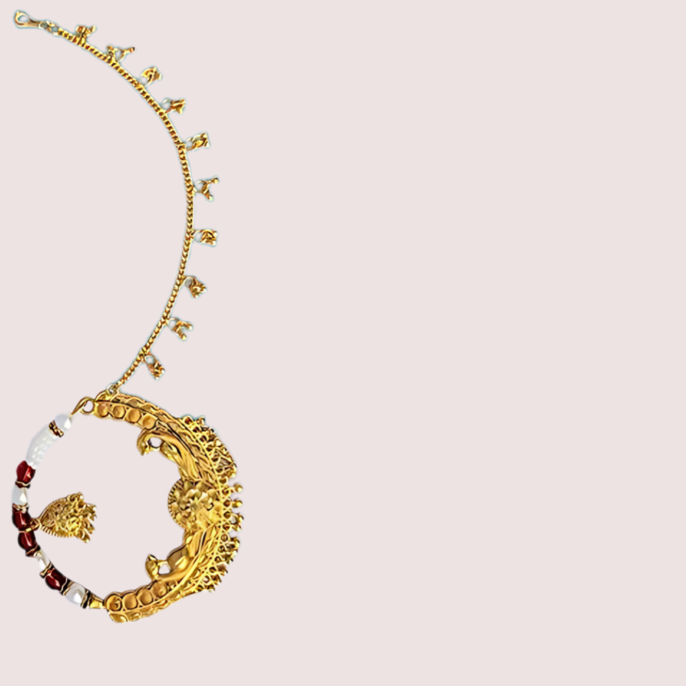 V3EYd9HQzVRSJfXfkzwKXf8GuGj5pKojaVnVNCAb.png Kumauni Gold-Plated Guluband & Nath Jewellery Set - Image 1