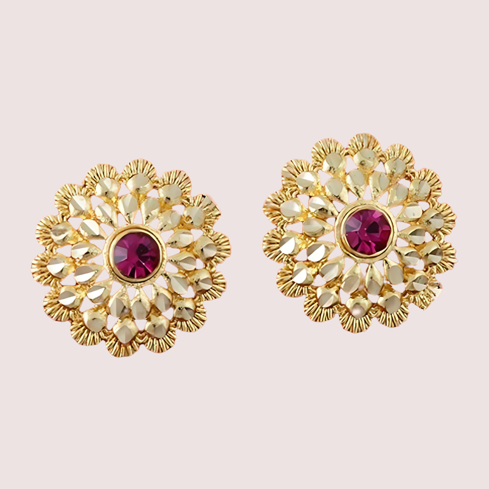 XPtVIEJlx79bFWHUxAsVZjIxpZlJGr3eyAoWf39y.png Traditional Gold Finish Earrings Set – Pack of 4 for Women - Image 1