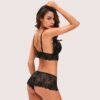 Crimson Allure Bra & Crotchless Thong - Image 3