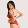 Scarlet Temptation See-Through Lingerie Set - Image 2