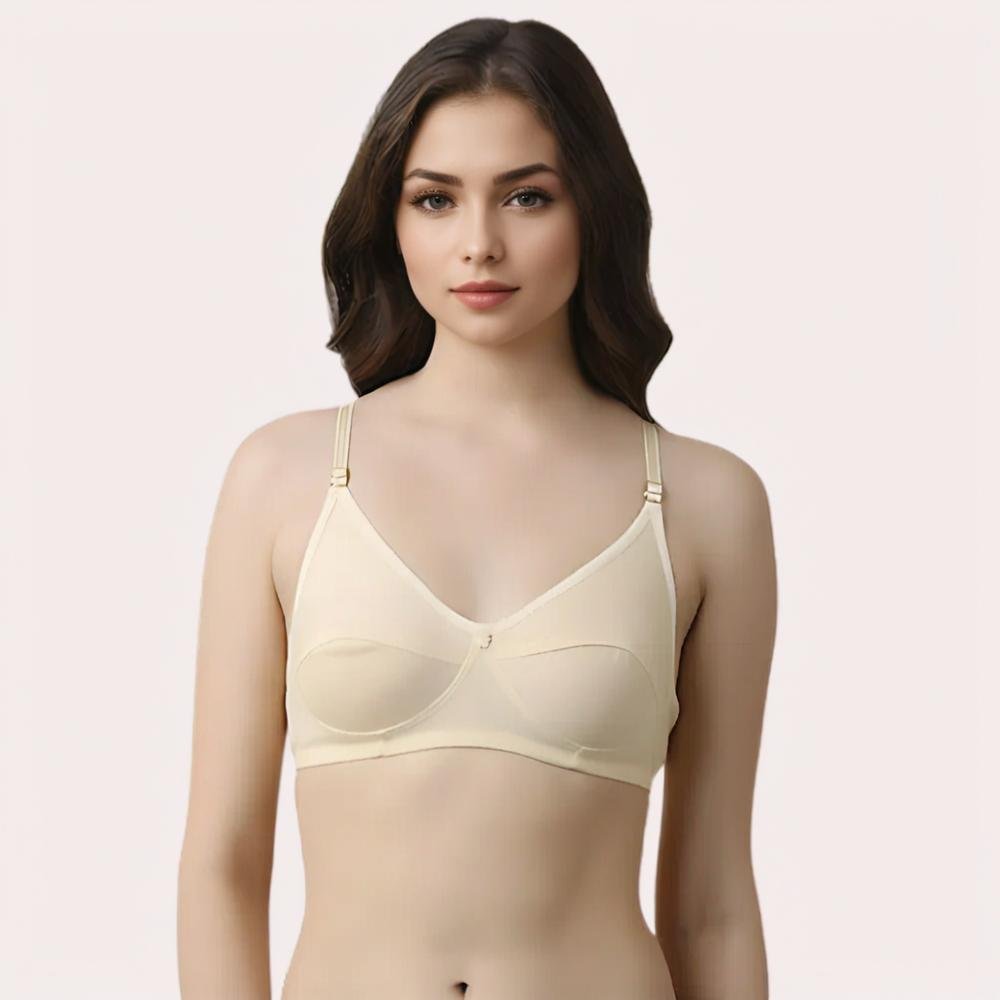 bUuFc5xRyndlYA70qGhVDG2NZovqNO04kDIp9PAO.jpg French Daina 2-Pack Beige Cotton Comfort Bra - Image 1