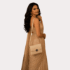 Ivory Aura Elegant Sling Clutch Bag - Image 3