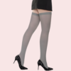 Ultra-Sheer Fashion Stockings – Pack of 2 (Nude & Grey Shades) - Image 3