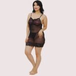 Sheer Babydoll Slip Dress for Women - Image 2