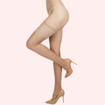 Ultra-Sheer Stay-Up Thigh High Stockings Pack of 2 – Nude Finish - Image 3