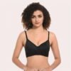 Velvet Touch ā Black Lightly Padded Bra
