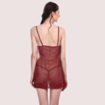 Flirty Sheer Chemise for Women - Image 4