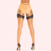 Sheer Thigh-High Stockings Pack of 2 – Ultra-Smooth, (Black & Nude Combo) - Image 4