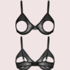 Daring & Sexy Sheer Open Cup Bralette